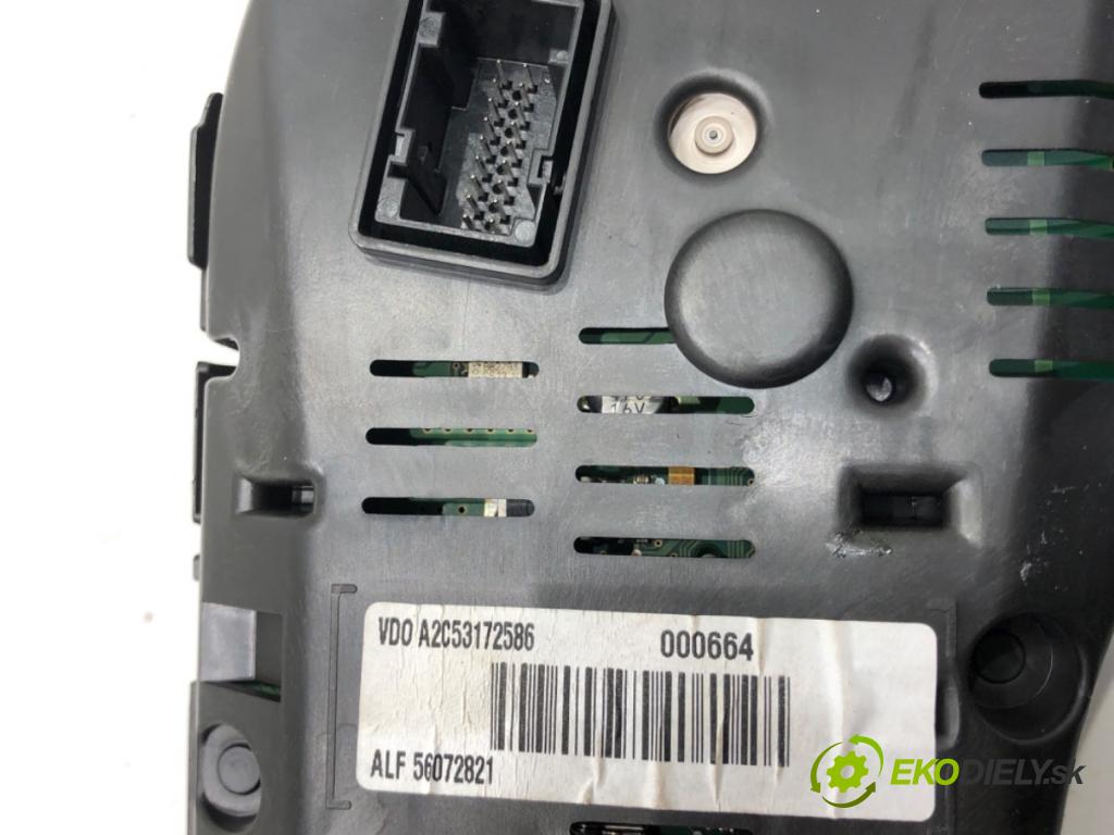 ALFA ROMEO 159 (939_) 2005 - 2012 1.9 JTDM 8V (939AXE1B, 939BXE1B, 939BXH1B) 85 kW [ Prístrojovka 0156072821 (Prístrojové dosky, displeje)