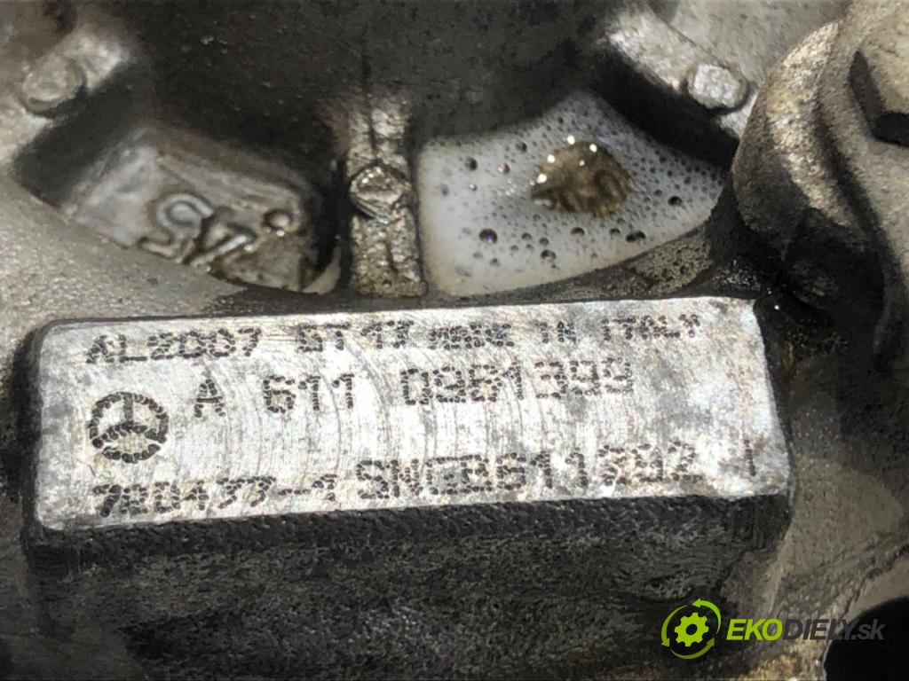 MERCEDES-BENZ VITO Autobus (W638) 1996 - 2003    112 CDI 2.2 (638.194) 90 kW [122 KM] olej napędowy  Turbodúchadlo,turbo A6110961399 (Turbodúchadlá (kompletné))