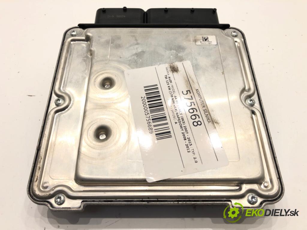 AUDI A4 B8 Avant (8K5) 2007 - 2015    2.0 TDI 125 kW [170 KM] olej napędowy 2008 - 2012  riadiaca jednotka Motor 03L906022KC (Riadiace jednotky)