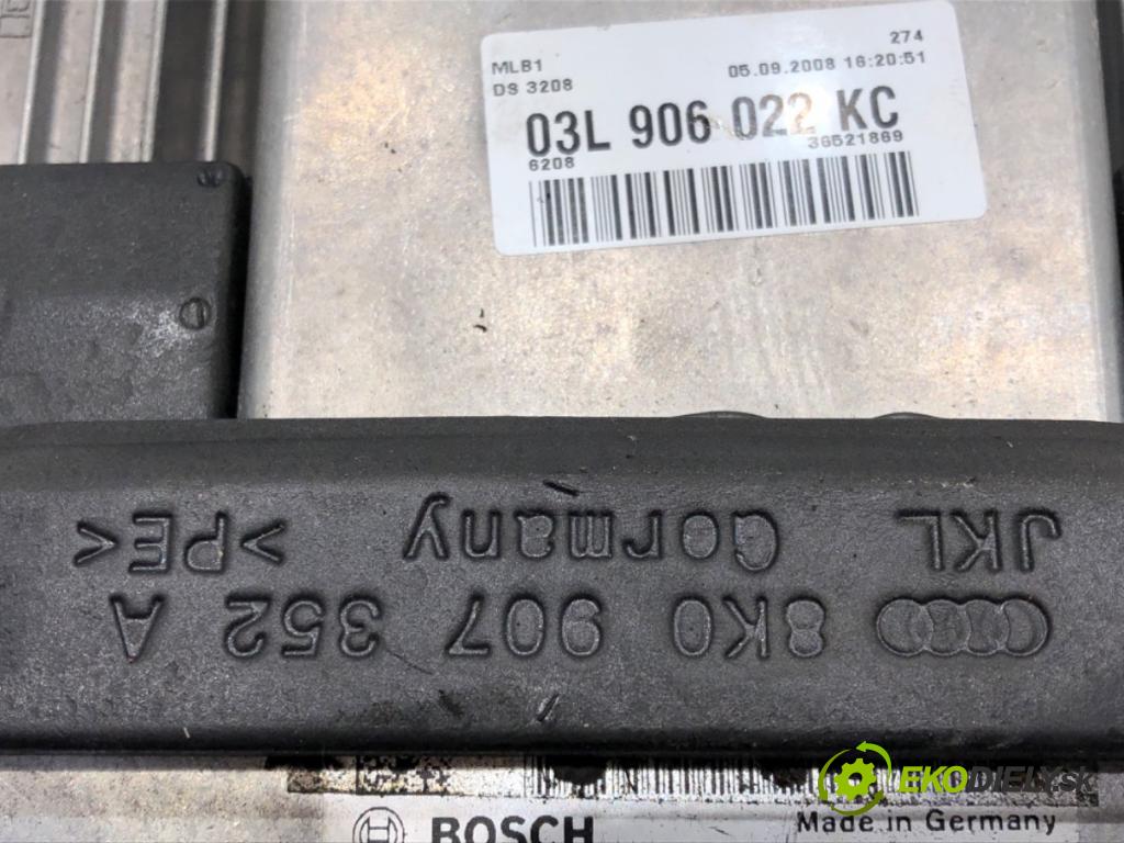 AUDI A4 B8 Avant (8K5) 2007 - 2015    2.0 TDI 125 kW [170 KM] olej napędowy 2008 - 2012  riadiaca jednotka Motor 03L906022KC (Riadiace jednotky)
