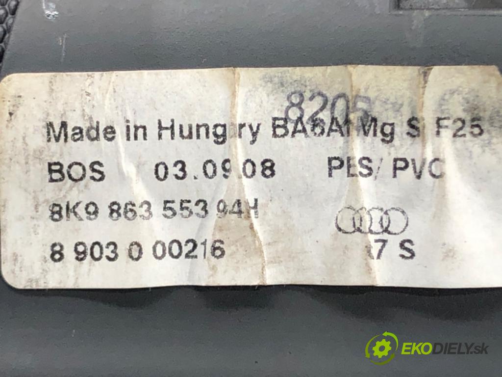 AUDI A4 B8 Avant (8K5) 2007 - 2015    2.0 TDI 125 kW [170 KM] olej napędowy 2008 - 2012  Roleta 8K9863553 (Rolety kufra)
