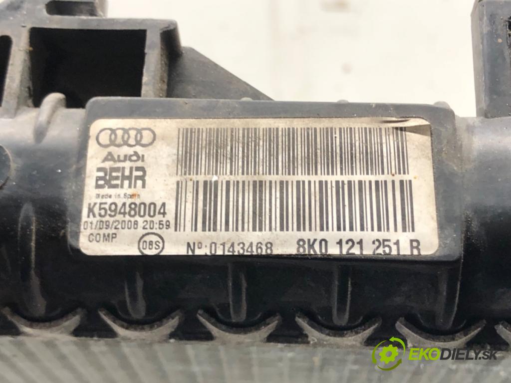 AUDI A4 B8 Avant (8K5) 2007 - 2015    2.0 TDI 125 kW [170 KM] olej napędowy 2008 - 2012  Chladič vody 8K0121251R (Chladiče vody)