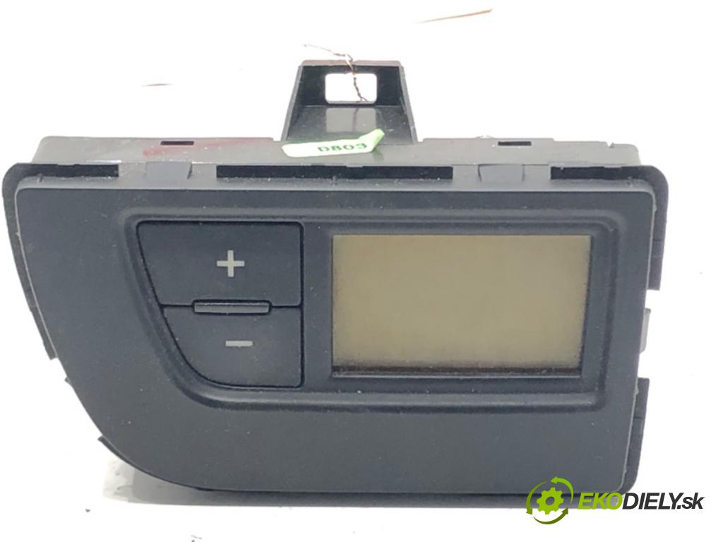 CITROEN C4 PICASSO I nadwozie wielkoprzestrzenne (MPV) (UD_) 2006 - 2015    2.0 i 16V 103 kW [140 KM] benzyna 2007 - 2013  Panel ovládania kúrenia 9650868877 (Prepínače, spínače, tlačidlá a ovládače kúrenia)
