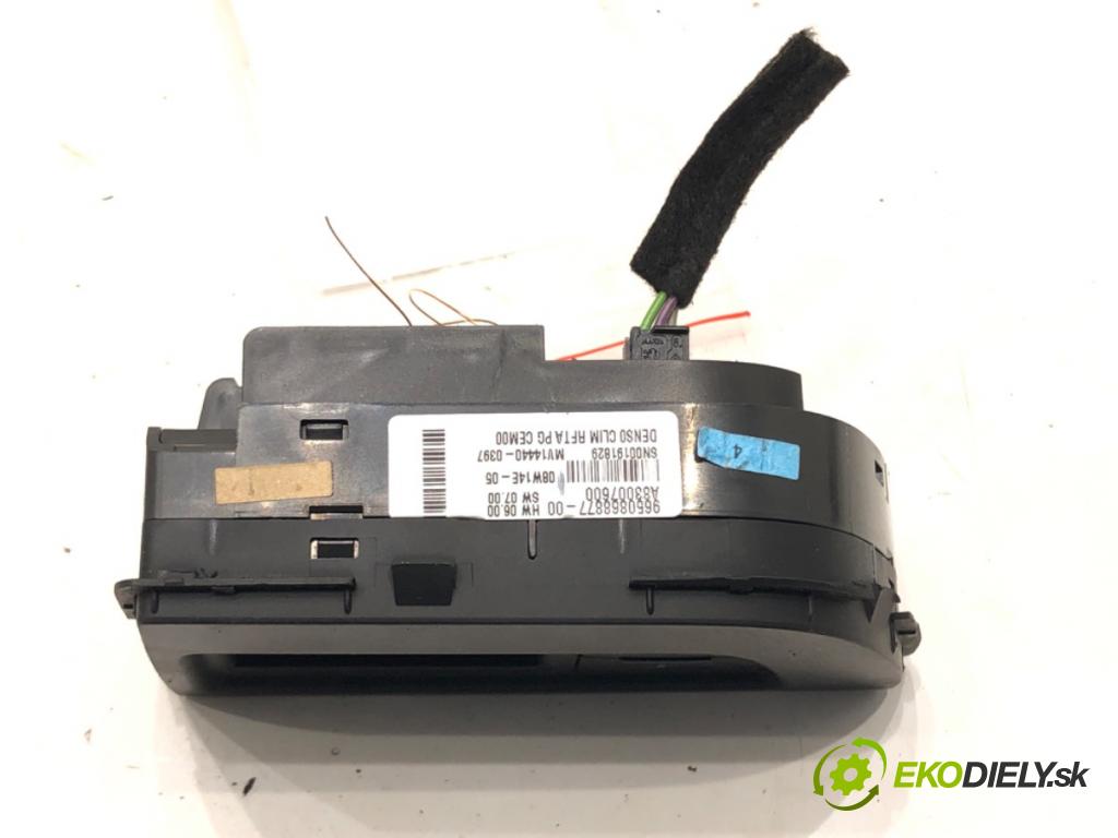 CITROEN C4 PICASSO I nadwozie wielkoprzestrzenne (MPV) (UD_) 2006 - 2015    2.0 i 16V 103 kW [140 KM] benzyna 2007 - 2013  Panel ovládania kúrenia 9650868877 (Prepínače, spínače, tlačidlá a ovládače kúrenia)