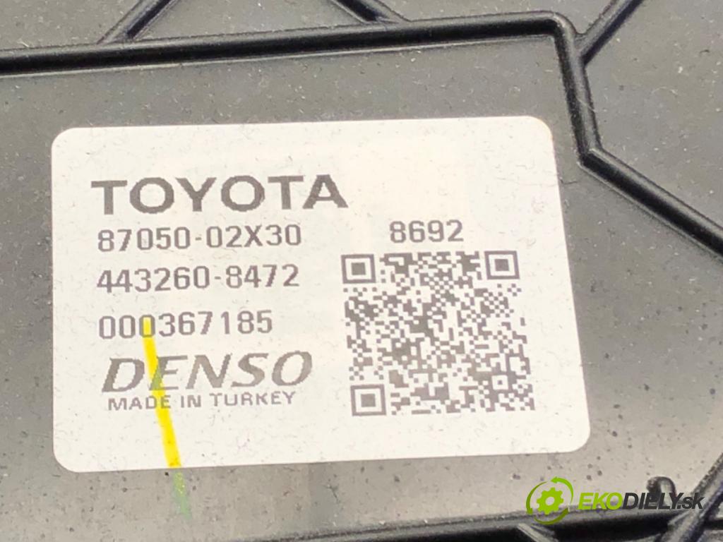 TOYOTA COROLLA sedan (_E21_) 2019 - 2022    1.8 VVTi Hybrid (MZEA12) 90 kW [122 KM] Hybryda silnik benzynowy / elektryczny 2019 - 2022  Výhrevné teleso, radiátor kúrenia KOMBAJN 87050-02X30