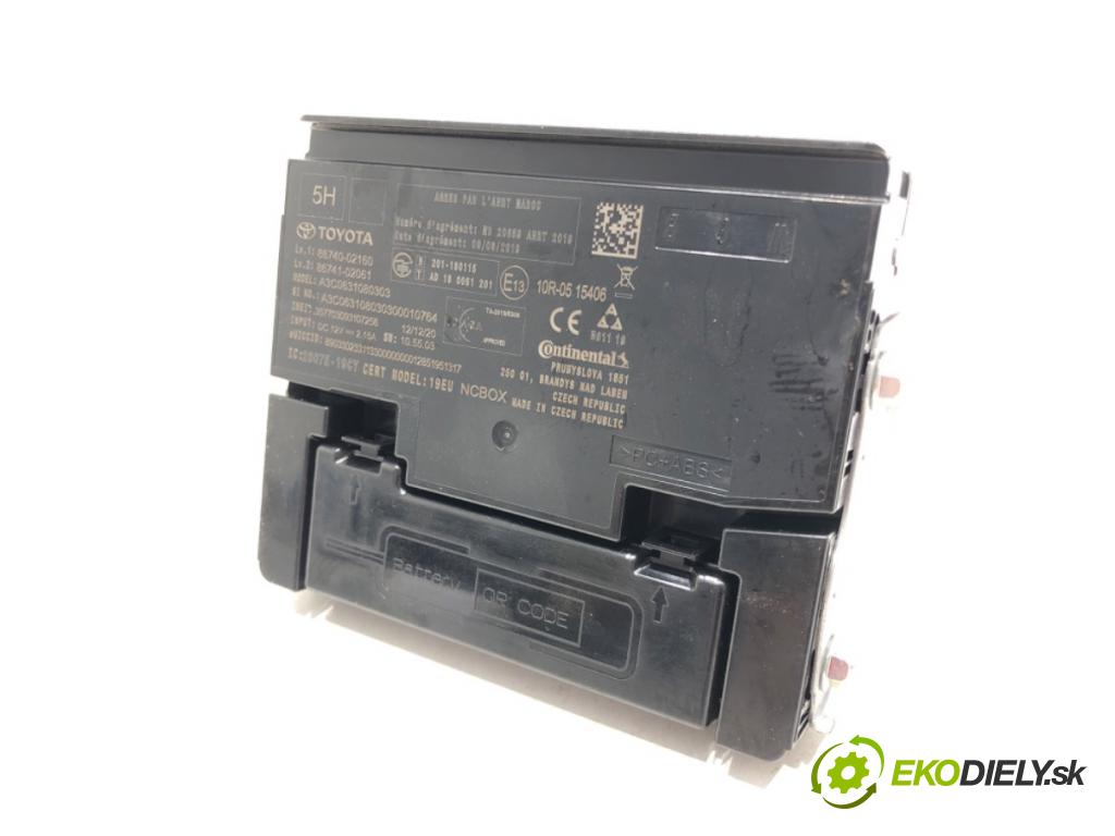 TOYOTA COROLLA sedan (_E21_) 2019 - 2022    1.8 VVTi Hybrid (MZEA12) 90 kW [122 KM] Hybryda si  Modul Riadiaca jednotka 86740-02160 (Ostatné)