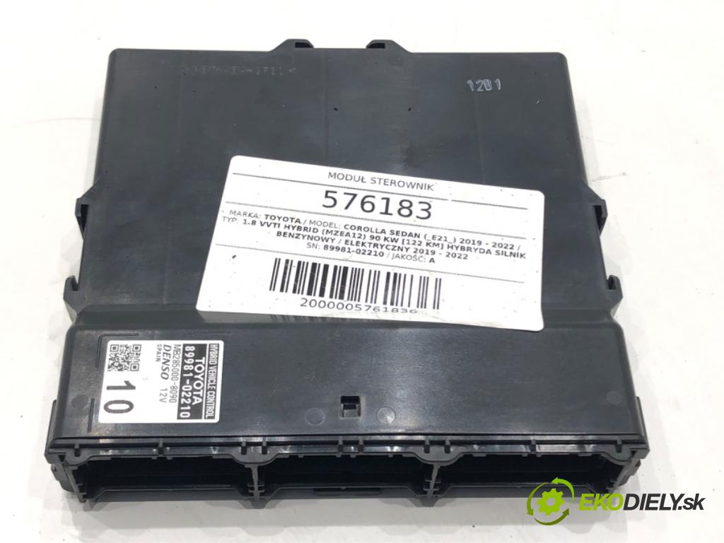 TOYOTA COROLLA sedan (_E21_) 2019 - 2022    1.8 VVTi Hybrid (MZEA12) 90 kW [122 KM] Hybryda si  Modul Riadiaca jednotka 89981-02210 (Ostatné)