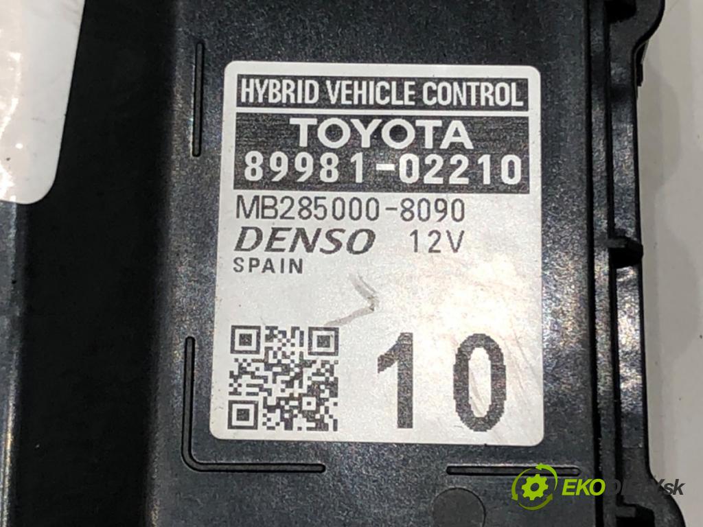 TOYOTA COROLLA sedan (_E21_) 2019 - 2022    1.8 VVTi Hybrid (MZEA12) 90 kW [122 KM] Hybryda si  Modul Riadiaca jednotka 89981-02210 (Ostatné)