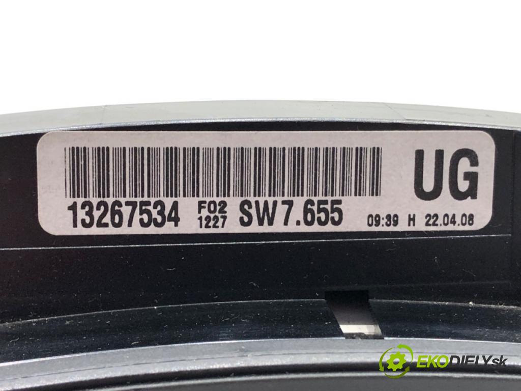 OPEL ASTRA H GTC (A04) 2005 - 2010    1.6 (L08) 85 kW [116 KM] benzyna 2006 - 2010  Prístrojovka 13267534 (Prístrojové dosky, displeje)