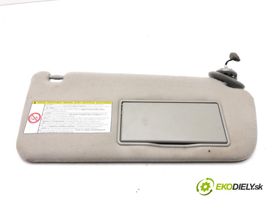 TOYOTA COROLLA Verso (ZER_, ZZE12_, R1_) 2004 - 2009    1.8 (ZNR11_) 95 kW [129 KM] benzyna 2004 - 2009  Clona slnečná pravy 