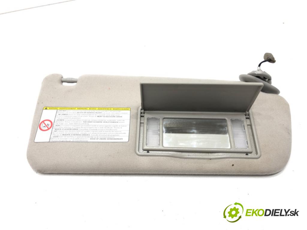 TOYOTA COROLLA Verso (ZER_, ZZE12_, R1_) 2004 - 2009    1.8 (ZNR11_) 95 kW [129 KM] benzyna 2004 - 2009  Clona slnečná pravy