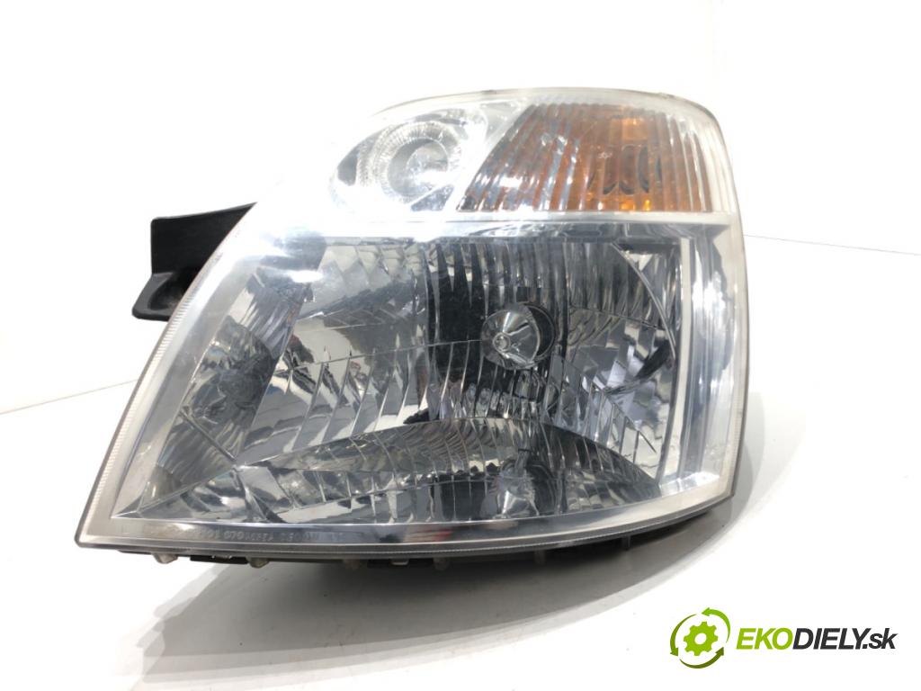 KIA PICANTO I (SA) 2004 - 2012    1.1 48 kW [65 KM] benzyna 2004 - 2011  Svetlomet ľavy predný