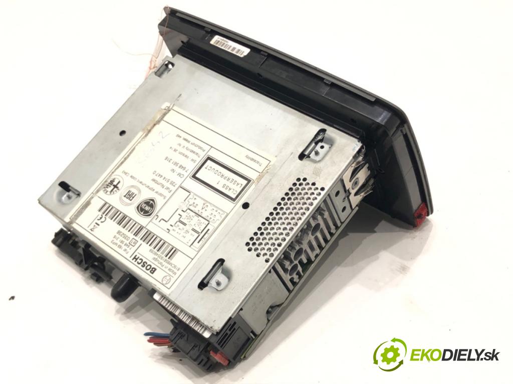 FIAT PANDA (169_) 2003 - 2022    1.1 (169.AXA1A) 40 kW [54 KM] benzyna 2003 - 2022  RADIO 7355144470 (Audio zariadenia)