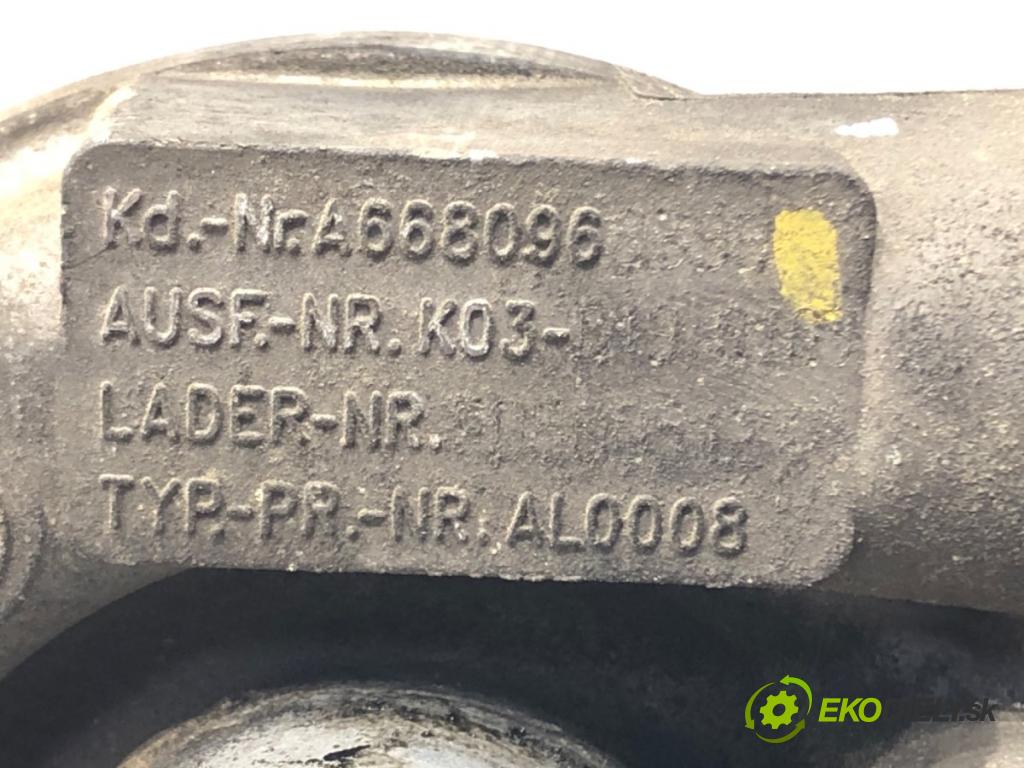 MERCEDES-BENZ VANEO (414) 2002 - 2005    1.7 CDI (414.700) 67 kW [91 KM] olej napędowy 2002  Turbodúchadlo,turbo A668096 (Turbodúchadlá (kompletné))