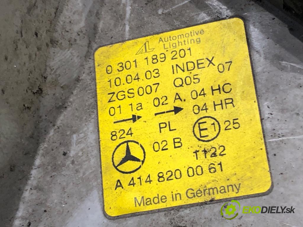 MERCEDES-BENZ VANEO (414) 2002 - 2005    1.7 CDI (414.700) 67 kW [91 KM] olej napędowy 2002  Svetlomet ľavy predný A4148200061