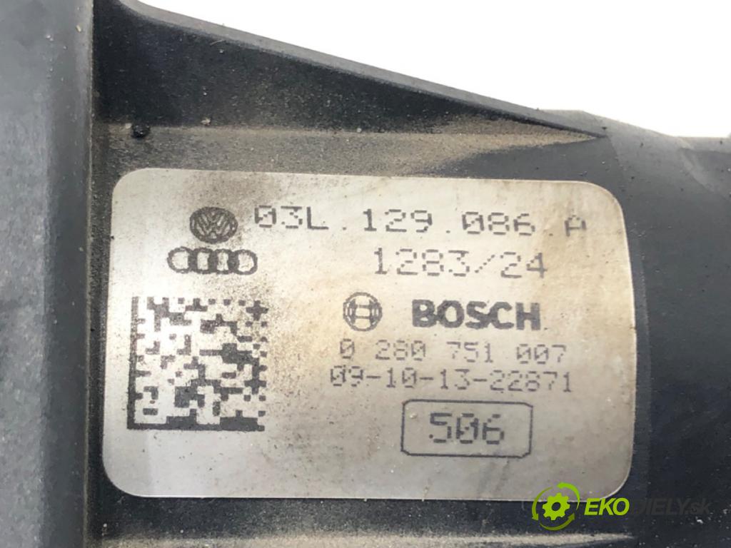 VW GOLF VI (5K1) 2008 - 2014    1.6 TDI 77 kW [105 KM] olej napędowy 2009 - 2012  Nastavovač zvod, potrubie 03L129086A (Ostatné)
