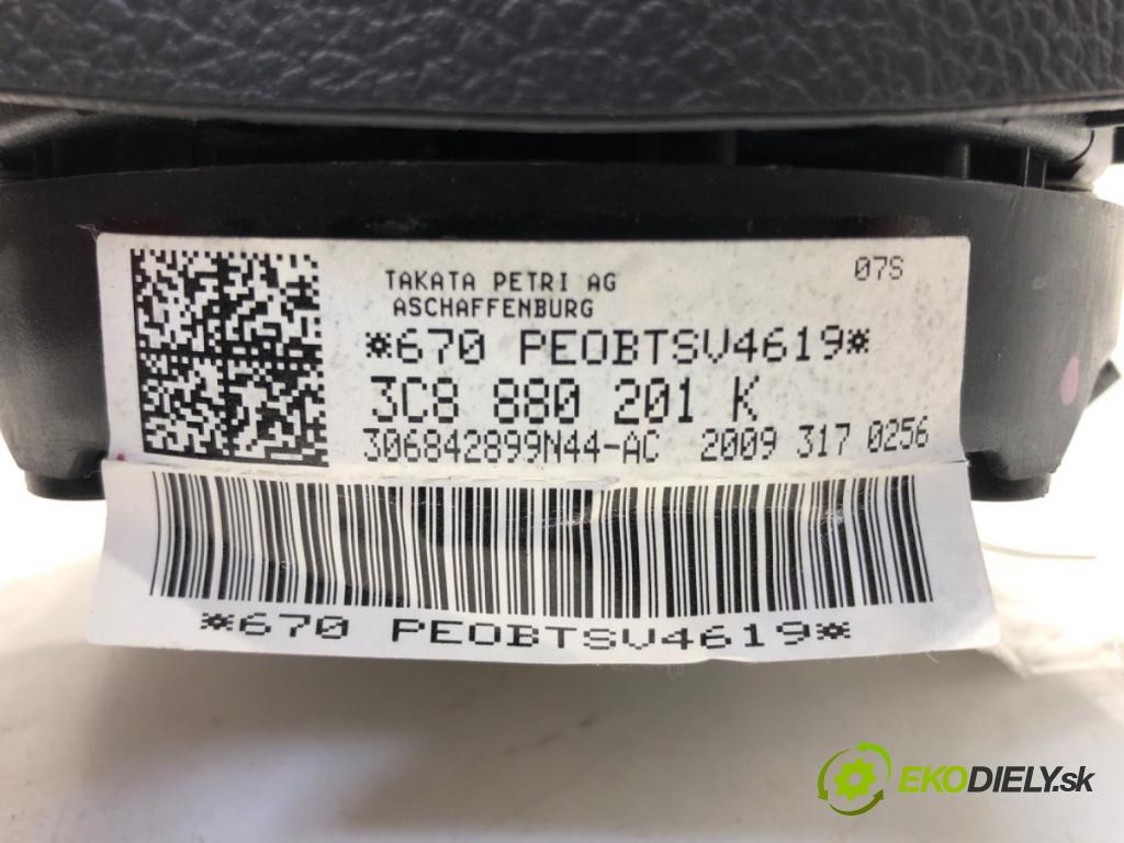 VW GOLF VI (5K1) 2008 - 2014    1.6 TDI 77 kW [105 KM] olej napędowy 2009 - 2012  AirBag volantu 3C8880201K (Airbagy)