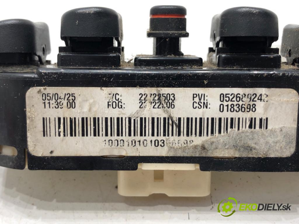 CHEVROLET EQUINOX 2003 - 2009    3.4 138 kW [188 KM] benzyna 2003 - 2009  Prepínač okien  (Prepínače, spínače, tlačidlá a ovládače kúrenia)