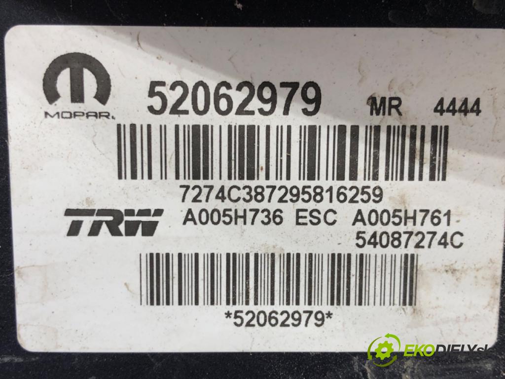 FIAT 500X (334_) 2014 - 2022    1.6 D Multijet (334AXA1B, 334AXA11) 88 kW [120 KM]  Pumpa ABS 52062979 (Pumpy ABS)