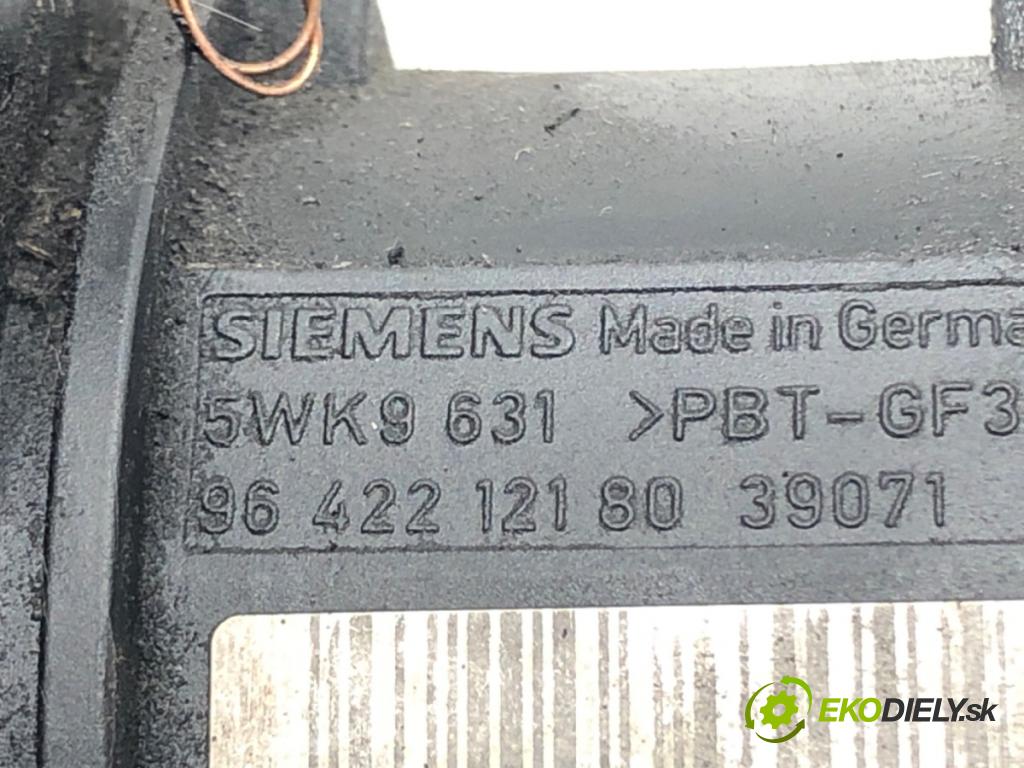 PEUGEOT 307 (3A/C) 2000 - 2012    1.4 HDi 50 kW [68 KM] olej napędowy 2001 - 2005  Váha vzduchu 9642212180 (Váhy vzduchu)