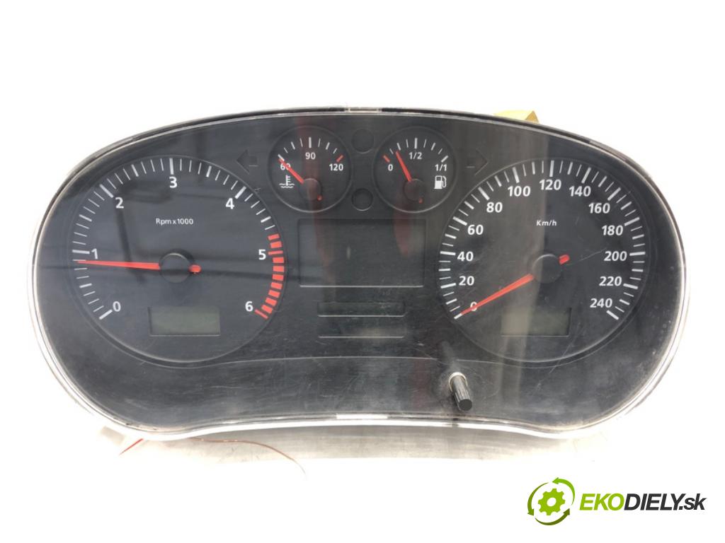 SEAT LEON (1M1) 1999 - 2006    1.9 TDI 81 kW [110 KM] olej napędowy 1999 - 2006  Prístrojovka 1M0920800C (Prístrojové dosky, displeje)