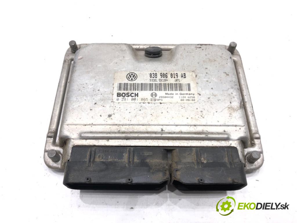 SEAT ALHAMBRA (7V8, 7V9) 1996 - 2010    1.9 TDI 66 kW [90 KM] olej napędowy 1996 - 2010  riadiaca jednotka Motor 038906019AB (Riadiace jednotky)