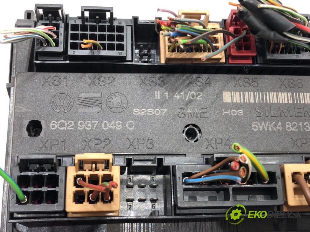 SEAT CORDOBA (6L2) 2002 - 2009    1.4 16V 55 kW [75 KM] benzyna 2002 - 2007  Modul komfortu 6Q2937049C (Moduly komfortu)