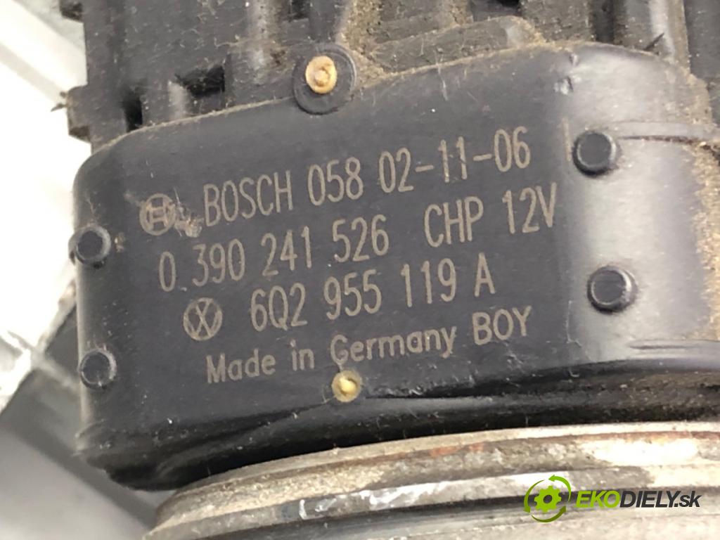 SEAT CORDOBA (6L2) 2002 - 2009    1.4 16V 55 kW [75 KM] benzyna 2002 - 2007  Mechanizmus stieračov predný 6Q2955119A (Motorčeky stieračov predné)