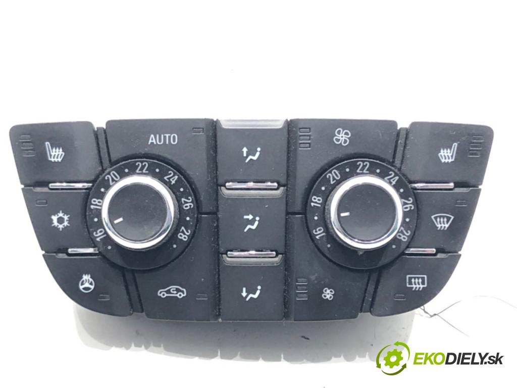 OPEL ASTRA J Sports Tourer (P10) 2010 - 2015    1.7 CDTI (35) 81 kW [110 KM] olej napędowy 2010 -   Panel ovládania kúrenia 13360109 (Prepínače, spínače, tlačidlá a ovládače kúrenia)