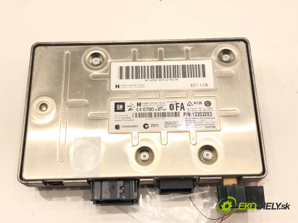 OPEL ASTRA J Sports Tourer (P10) 2010 - 2015    1.7 CDTI (35) 81 kW [110 KM] olej napędowy 2010 -   Modul BLUETOOTH 13353283 (Ostatné)