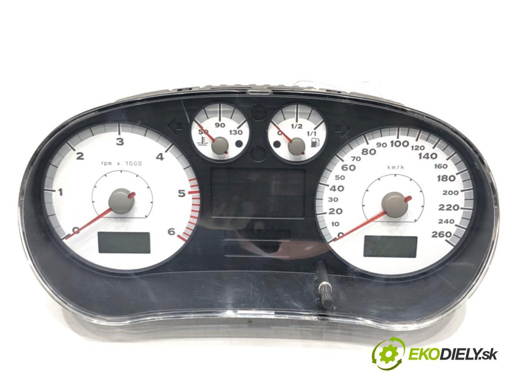 SEAT LEON (1M1) 1999 - 2006    1.9 TDI 110 kW [150 KM] olej napędowy 2000 - 2006  Prístrojovka 1M0920822E (Prístrojové dosky, displeje)