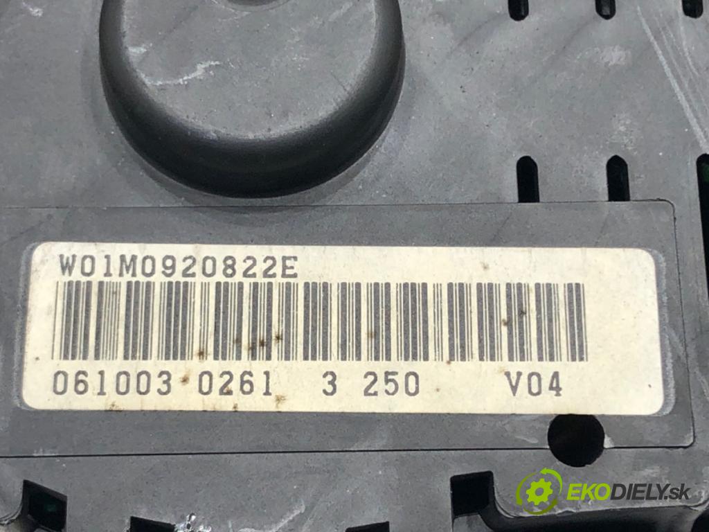SEAT LEON (1M1) 1999 - 2006    1.9 TDI 110 kW [150 KM] olej napędowy 2000 - 2006  Prístrojovka 1M0920822E (Prístrojové dosky, displeje)