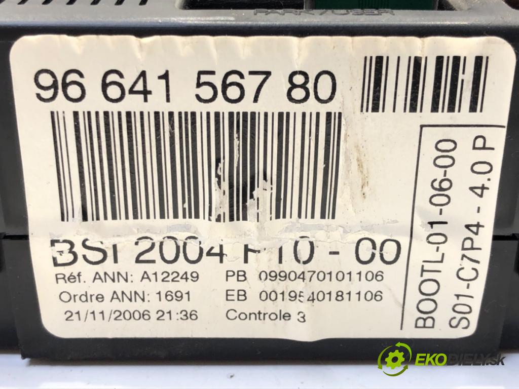 CITROEN C3 I (FC_, FN_) 2002 - 2022    1.1 i 44 kW [60 KM] benzyna 2002 - 2022  modul BSI 9664156780 (Pojistkové skříňky)