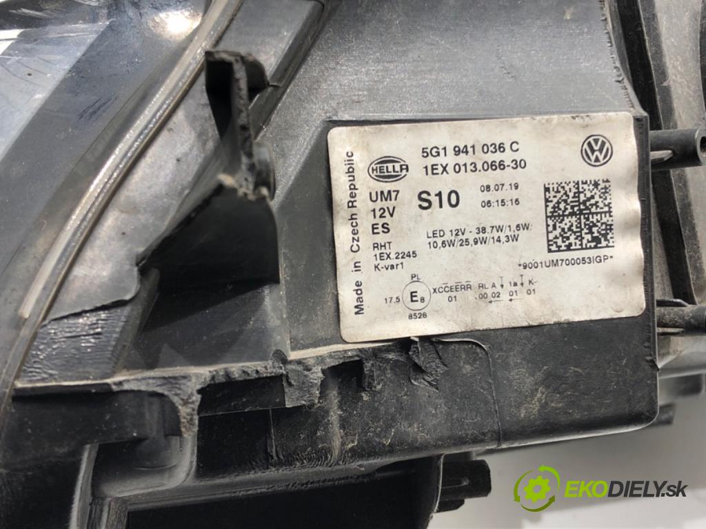 VW GOLF VII Variant (BA5, BV5) 2013 - 2022 kvalita B poškodené DWA RÚČKY: motor 1.6TDI 85kW (115KM) VIN: Combi 5D Prevodovka manuálna farba LC9X, rok rok vyr. 2019 obdobie rok vyr. 2013-2022