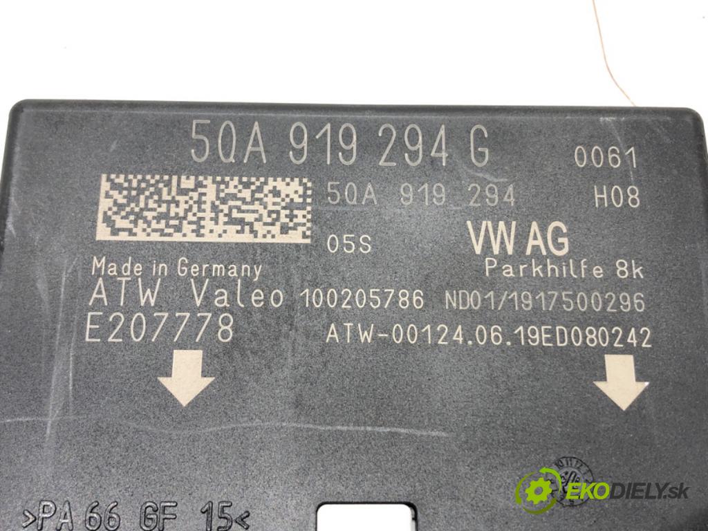 VW GOLF VII Variant (BA5, BV5) 2013 - 2022    1.6 TDI 85 kW [115 KM] olej napędowy 2016 - 2022  Modul PDC 5QA919294G (Ostatné)