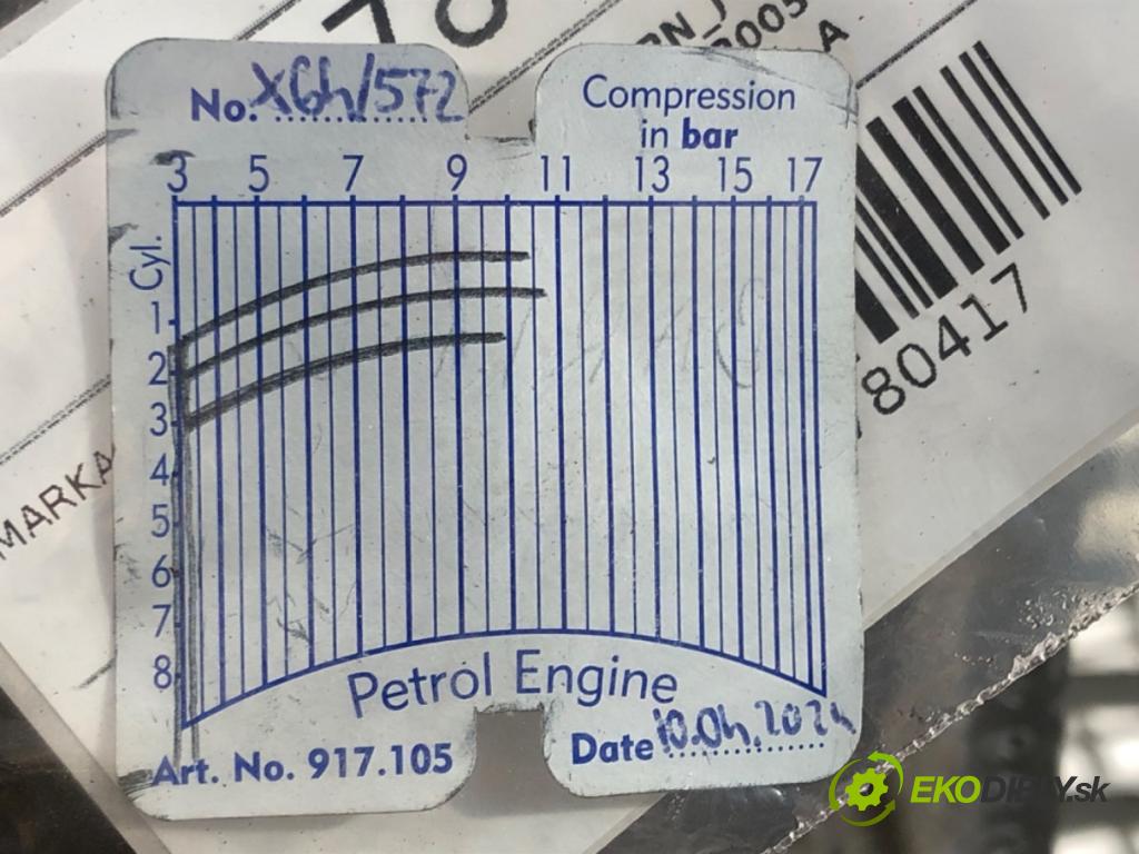 CITROEN C1 (PM_, PN_) 2005 - 2014    1.0 50 kW [68 KM] benzyna 2005 - 2014  motor 1KR (Motory (kompletní))