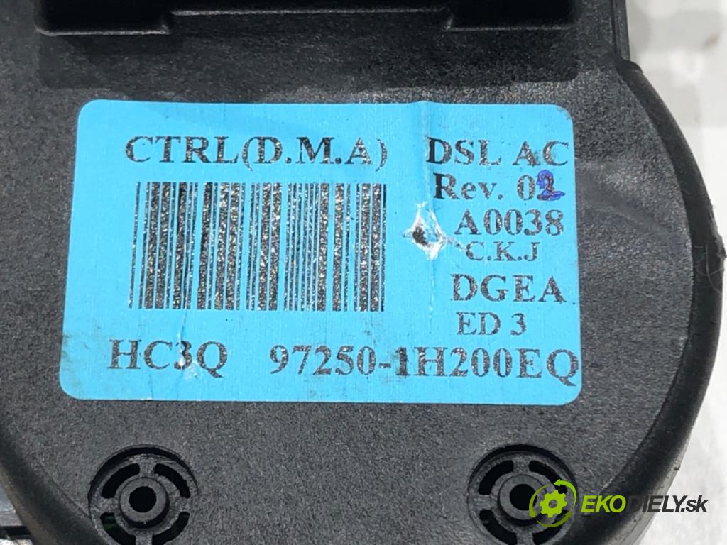 KIA CEED SW (ED) 2007 - 2012    2.0 CRDi 140 103 kW [140 KM] olej napędowy 2007 -   Panel ovládania kúrenia 97250-1H200EQ (Prepínače, spínače, tlačidlá a ovládače kúrenia)