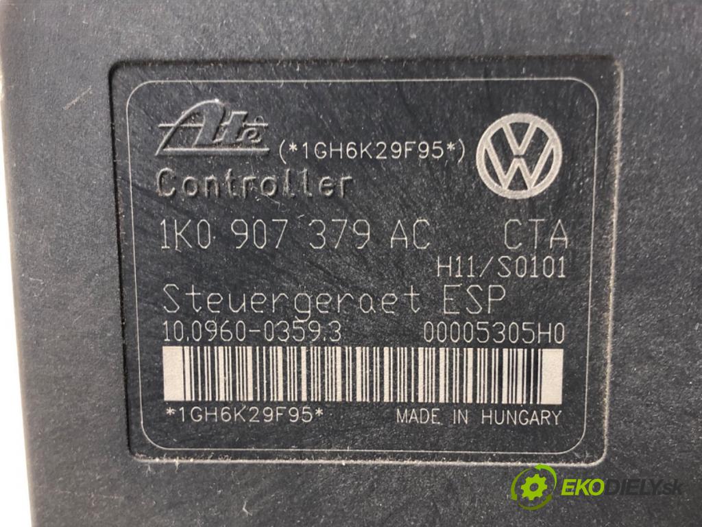 VW GOLF V (1K1) 2003 - 2010    1.4 TSI 103 kW [140 KM] benzyna 2006 - 2008  pumpa ABS 1K0614517AF (Pumpy brzdové)