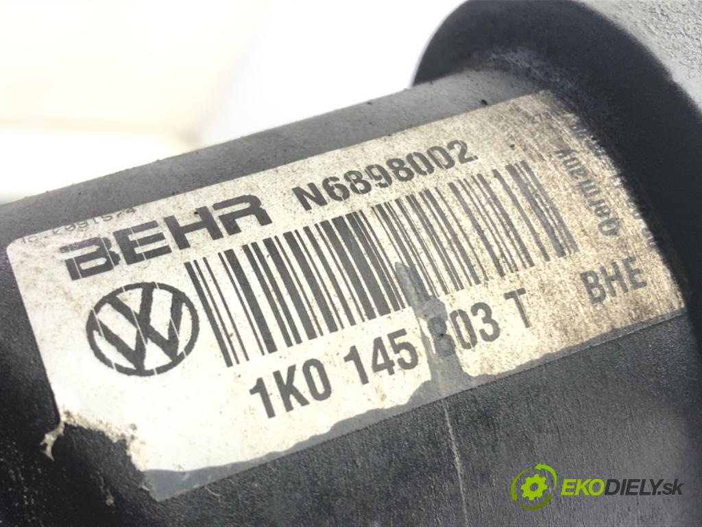 VW GOLF V (1K1) 2003 - 2010    1.4 TSI 103 kW [140 KM] benzyna 2006 - 2008  intercooler 1K0145803T (Chladiče nasávaného vzduchu (intercoolery))