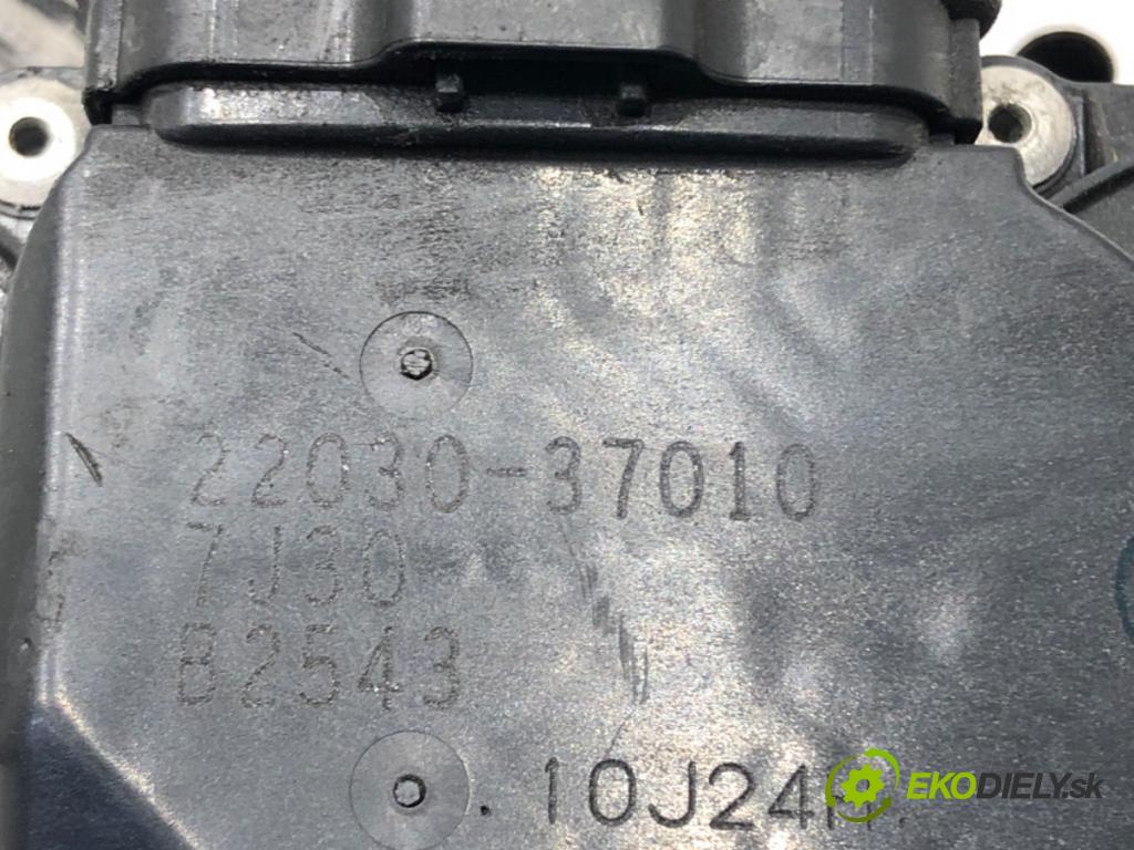 TOYOTA AURIS (_E15_) 2006 - 2012    1.6 (ZRE151_) 91 kW [124 KM] benzyna 2007 - 2012  Škrtiaca klapka 22030-37010 (Škrtiace klapky)