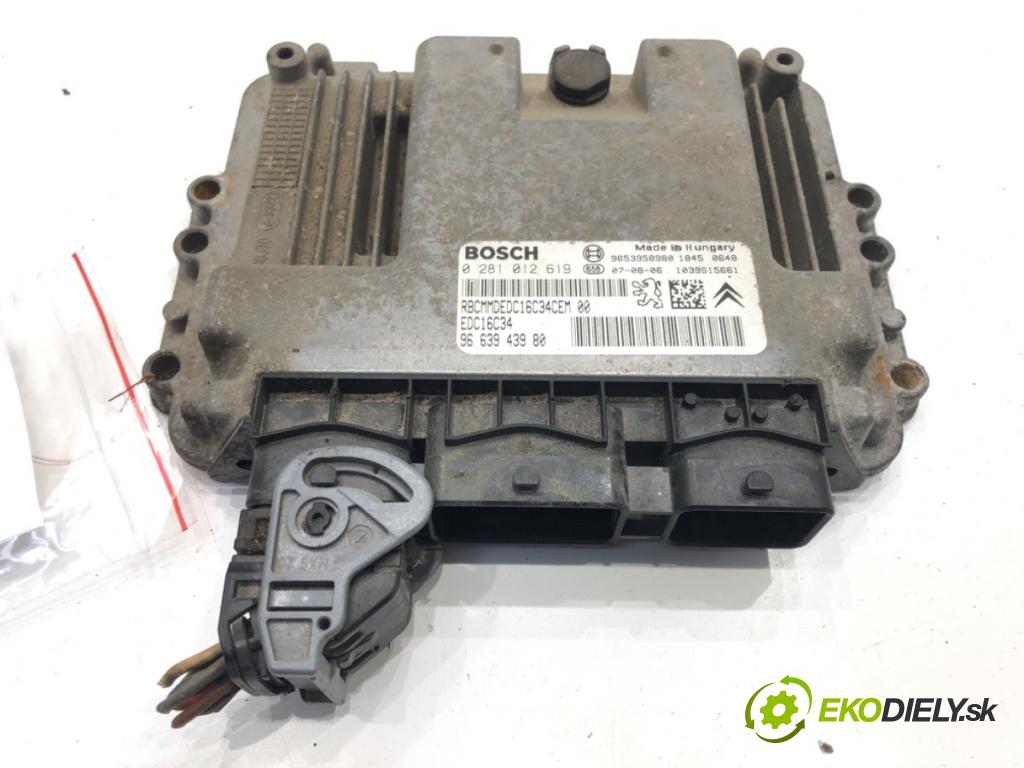 PEUGEOT PARTNER Nadwozie pełne/minivan (5_, G_) 1996 - 2022    1.6 HDi 90 66 kW [90 KM] olej napędowy 2005 - 2015  riadiaca jednotka Motor 9663943980 (Riadiace jednotky)