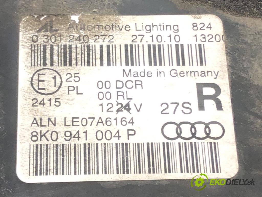 AUDI A4 B8 Avant (8K5) 2007 - 2015    1.8 TFSI 88 kW [120 KM] benzyna 2008 - 2015  Svetlomet pravy predný XENON 8K0941004P