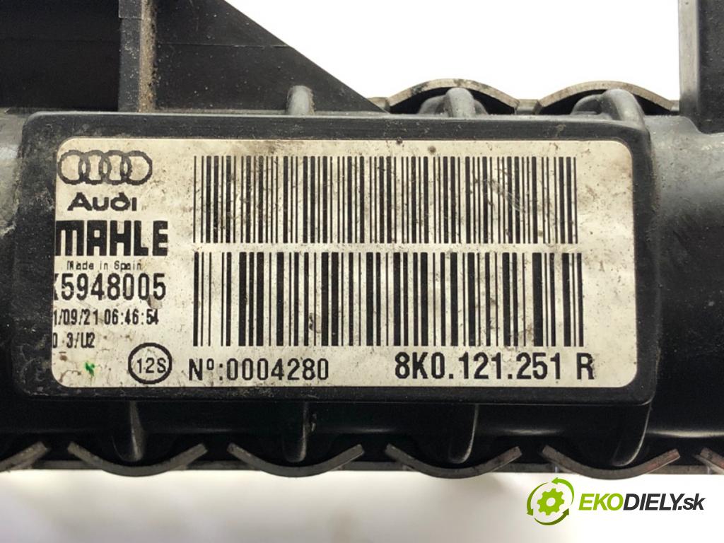 AUDI A4 B8 Avant (8K5) 2007 - 2015    1.8 TFSI 88 kW [120 KM] benzyna 2008 - 2015  Chladič vody 8K0121251R (Chladiče vody)