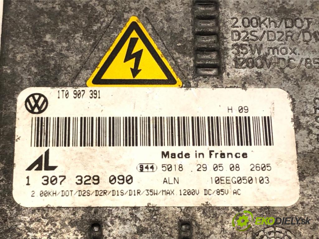 VW GOLF V (1K1) 2003 - 2010    1.4 TSI 103 kW [140 KM] benzyna 2006 - 2008  Menič XENON 1307329090 (Riadiace jednotky xenónu)
