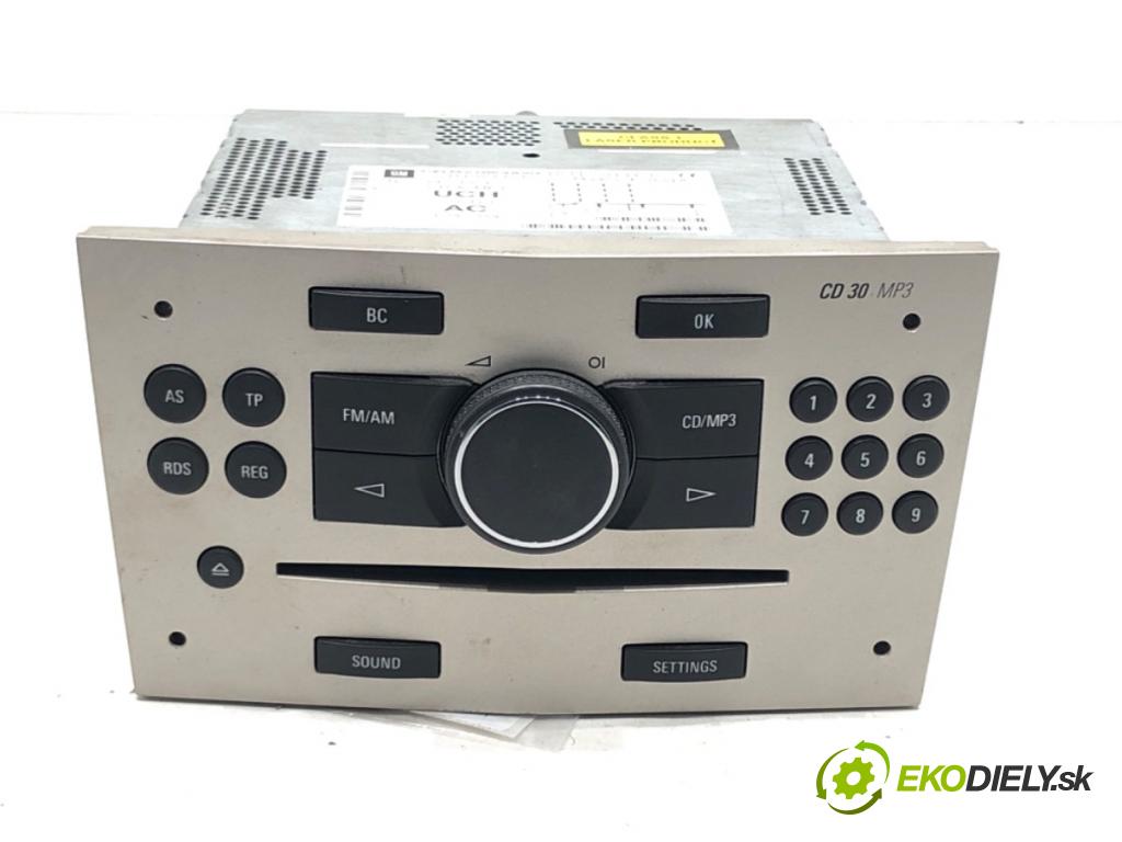 OPEL ASTRA H Kombi (A04) 2004 - 2014    1.6 (L35) 77 kW [105 KM] benzyna 2004 - 2010  RADIO 13251054 (Audio zariadenia)