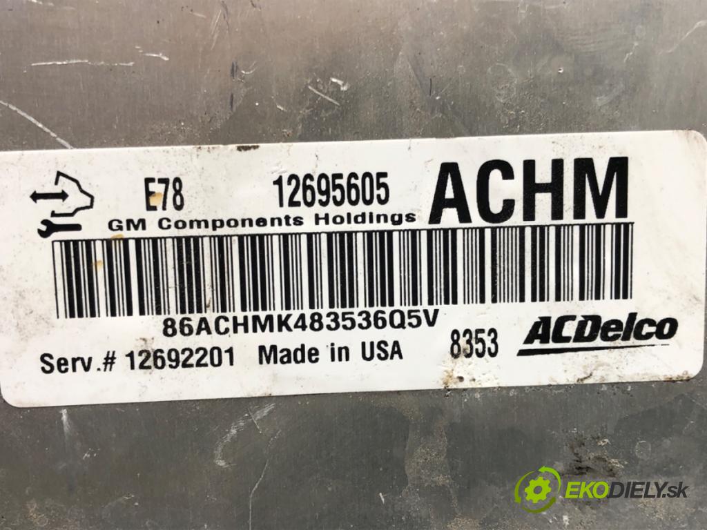 OPEL CORSA E (X15) 2014 - 2022    1.2 (08, 68) 51 kW [69 KM] benzyna 2014 - 2022  riadiaca jednotka Motor 12695605 (Riadiace jednotky)