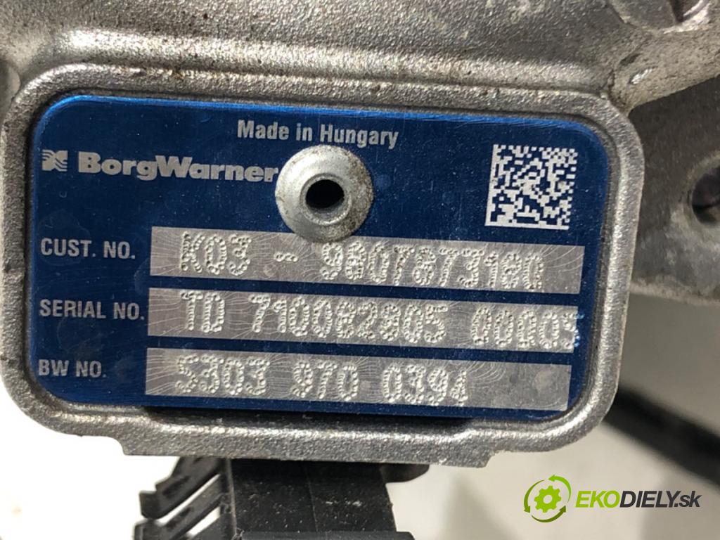 FORD MONDEO V liftback (CE) 2014 - 2022    2.0 TDCi 110 kW [150 KM] olej napędowy 2014 - 2022  Turbodúchadlo,turbo 9807873180 (Turbodúchadlá (kompletné))