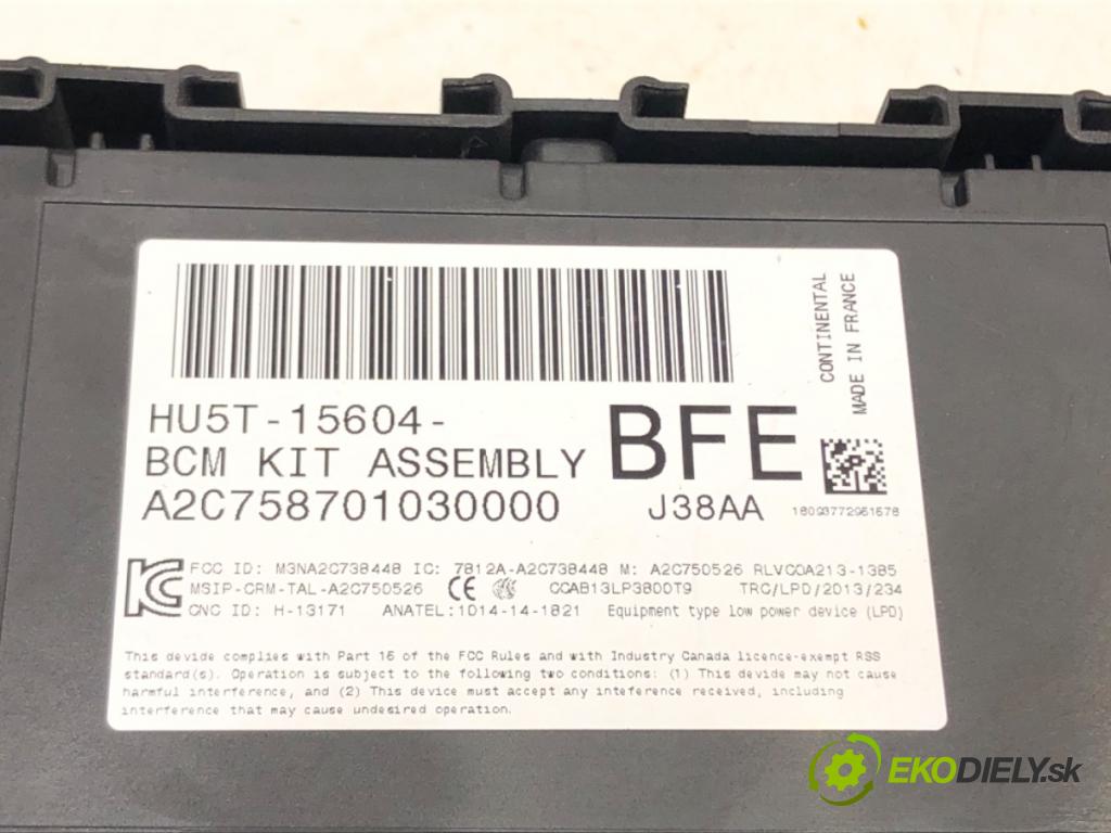FORD MONDEO V liftback (CE) 2014 - 2022    2.0 TDCi 110 kW [150 KM] olej napędowy 2014 - 2022  modul BSI HU5T-15604-BFE (Pojistkové skříňky)