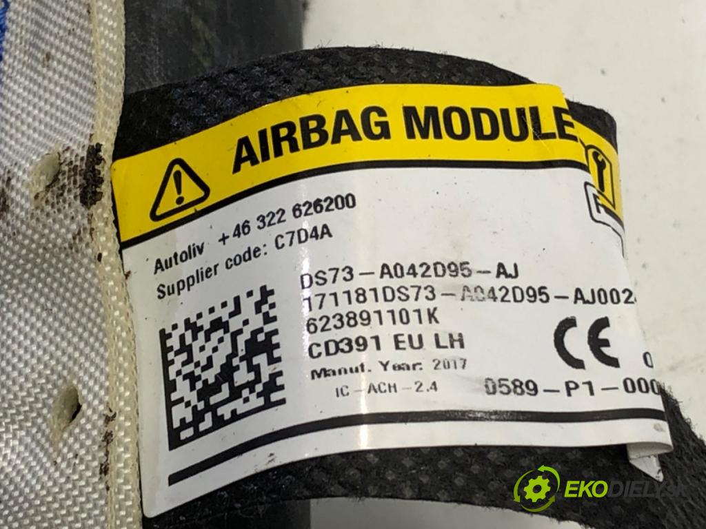 FORD MONDEO V liftback (CE) 2014 - 2022    2.0 TDCi 110 kW [150 KM] olej napędowy 2014 - 2022  Stropný ľavá strana DS73-A042D95-AJ (Airbagy)