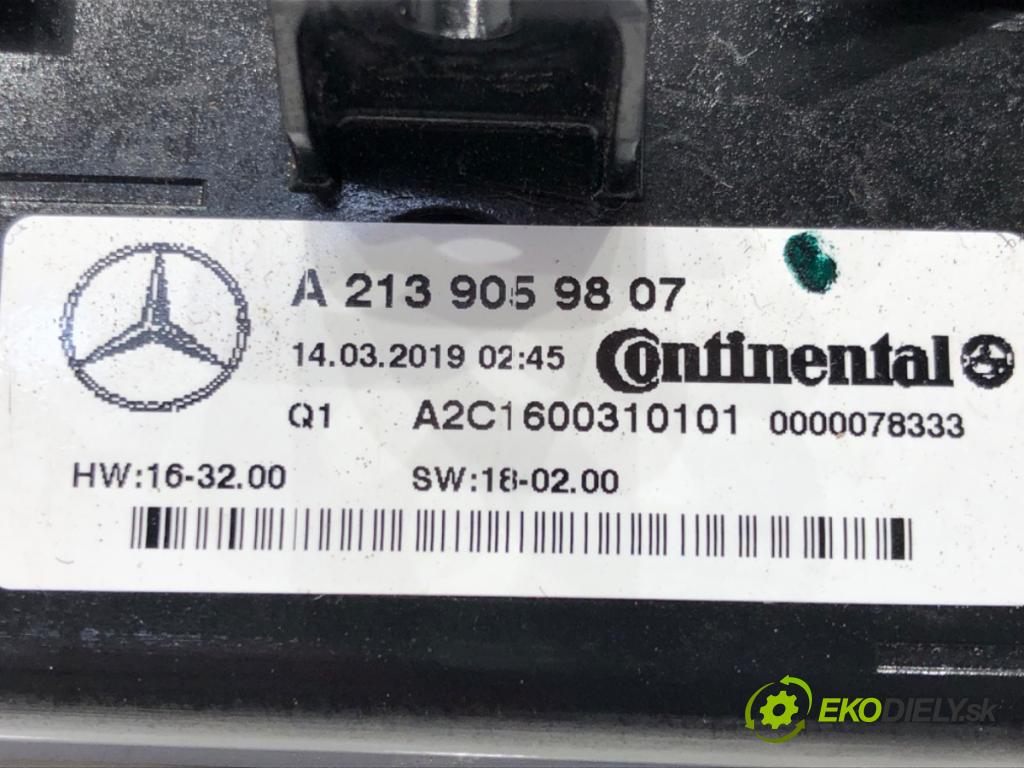 MERCEDES-BENZ CLS (C257) 2017 - 2022    AMG CLS 53 EQ Boost 4-matic+ (257.361) 320 kW [435  Panel ovládania kúrenia A2139059807 (Prepínače, spínače, tlačidlá a ovládače kúrenia)
